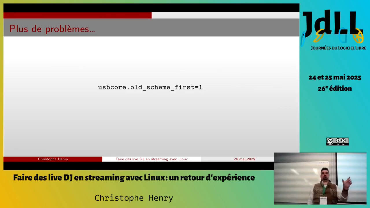Capture of the affromentionned talk